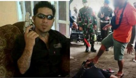 Preman pelaku pengeroyokan prajurit TNI di Kota Bitung, Sulawesi Utara Ternyata Pembunuh Sadis
