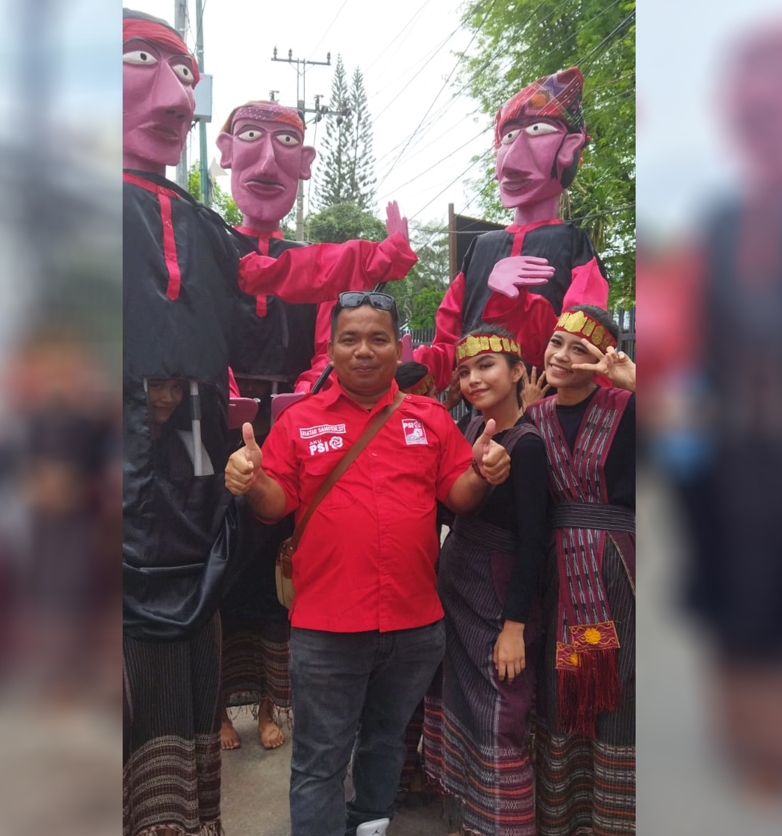 Biatar Samosir, ST, Bacaleg DPRD SUMUT Dapil 1 Medan A Partai PSI  Secara  Resmi  Daftar ke KPUD SUMUT